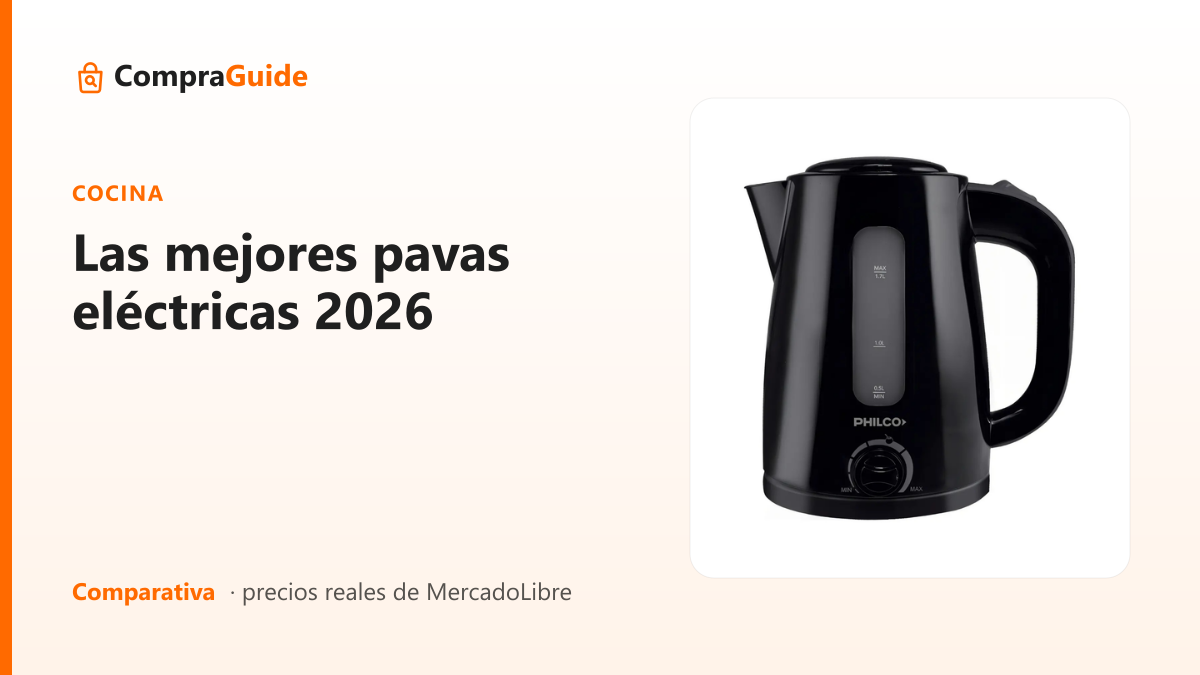 Las mejores pavas eléctricas 2026